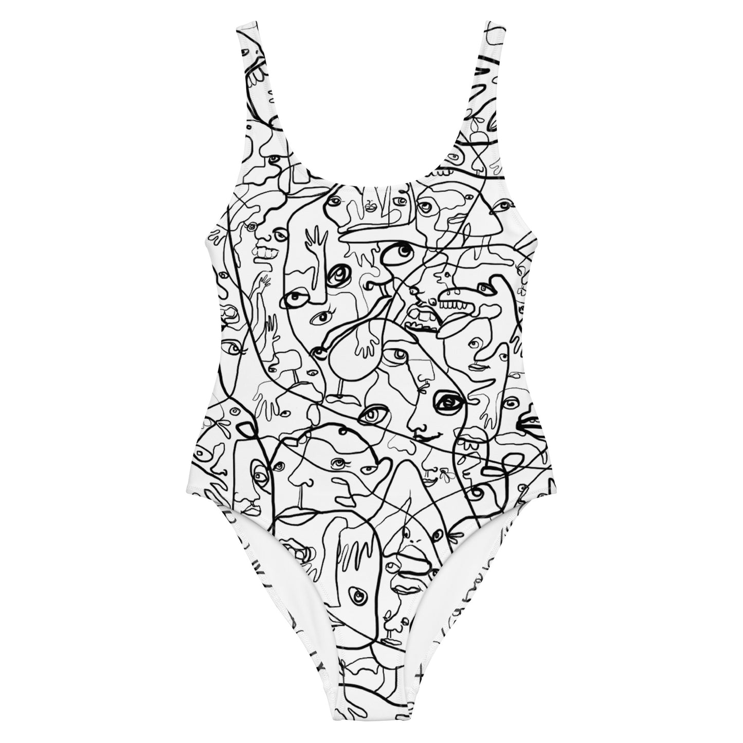 Coloring Book One-Piece Swimsuit